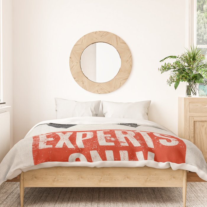 Experts Only Ski Double Black Diamond Duvet Cover Gallery Image 3