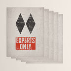 Experts Only Ski Double Black Diamond Wrapping Paper Gallery Image 3