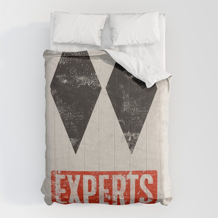 Experts Only Ski Double Black Diamond Comforter Gallery Image 6