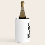 Of Course I Talk To Myself Sometimes I Need Expert Advice Wine Chiller Gallery Image 2