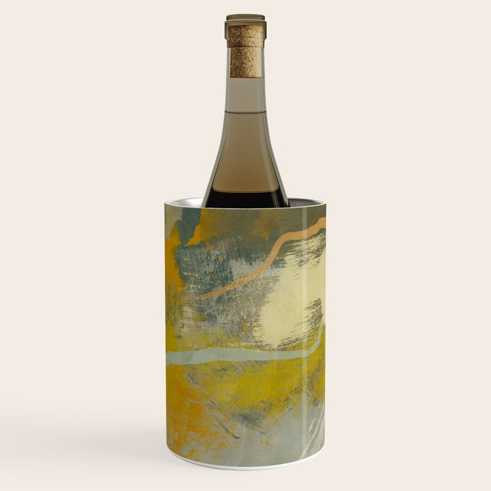 summer green abstract art 3 Wine Chiller Gallery Image 1
