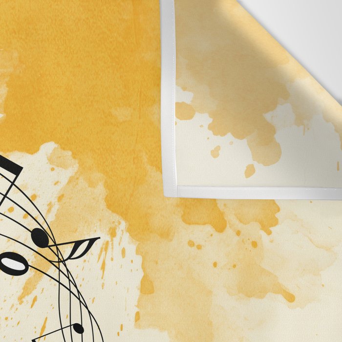 Abstract Minimal Musical Instrument 2 Wall Tapestry Gallery Image 3