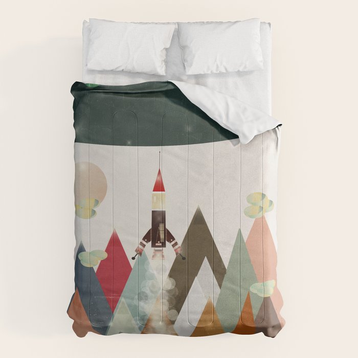 living on the moon Comforter Gallery Image 6