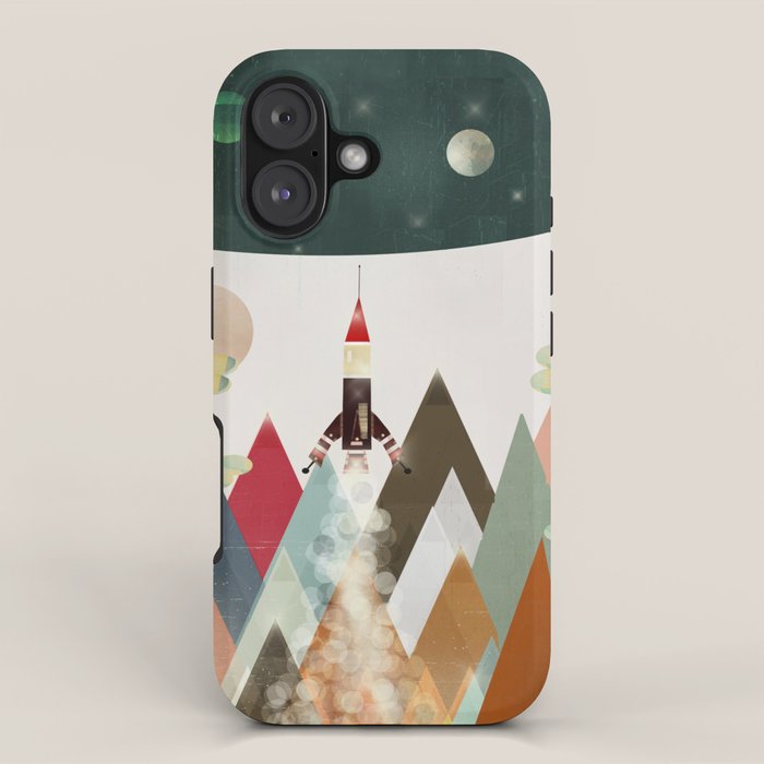 living on the moon iPhone Case Gallery Image 1