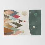 living on the moon Rug Gallery Image 2