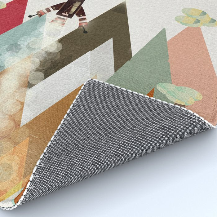 living on the moon Rug Gallery Image 4