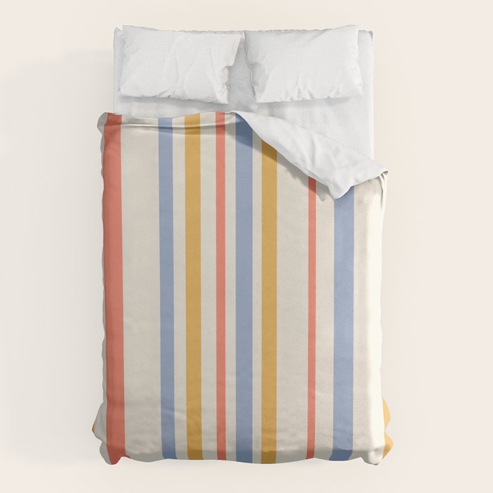 Classic Stripes XXIII - Retro Summer Duvet Cover Gallery Image 6