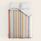 Classic Stripes XXIII - Retro Summer Duvet Cover Gallery Image 6