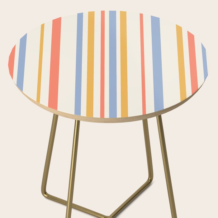 Classic Stripes XXIII - Retro Summer Side Table Gallery Image 2