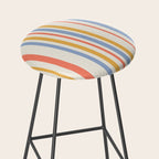 Classic Stripes XXIII - Retro Summer Stool Gallery Image 2