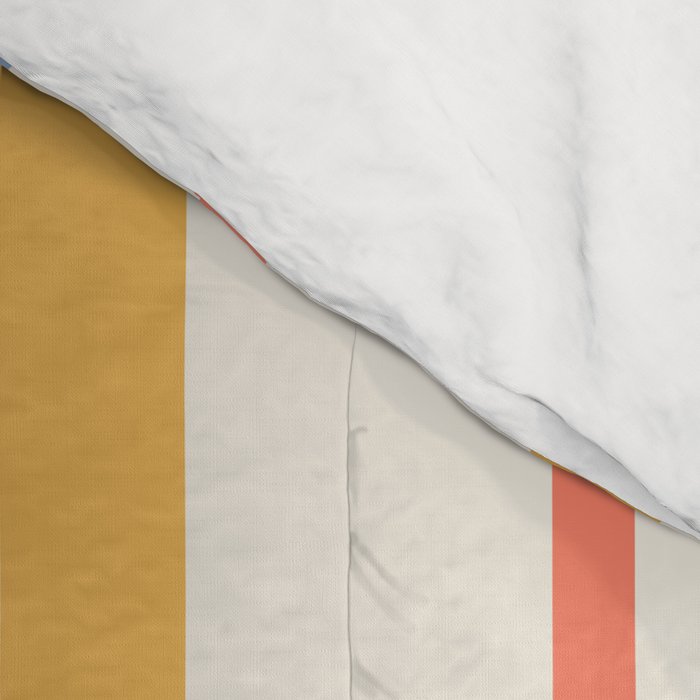Classic Stripes XXIII - Retro Summer Comforter Gallery Image 4