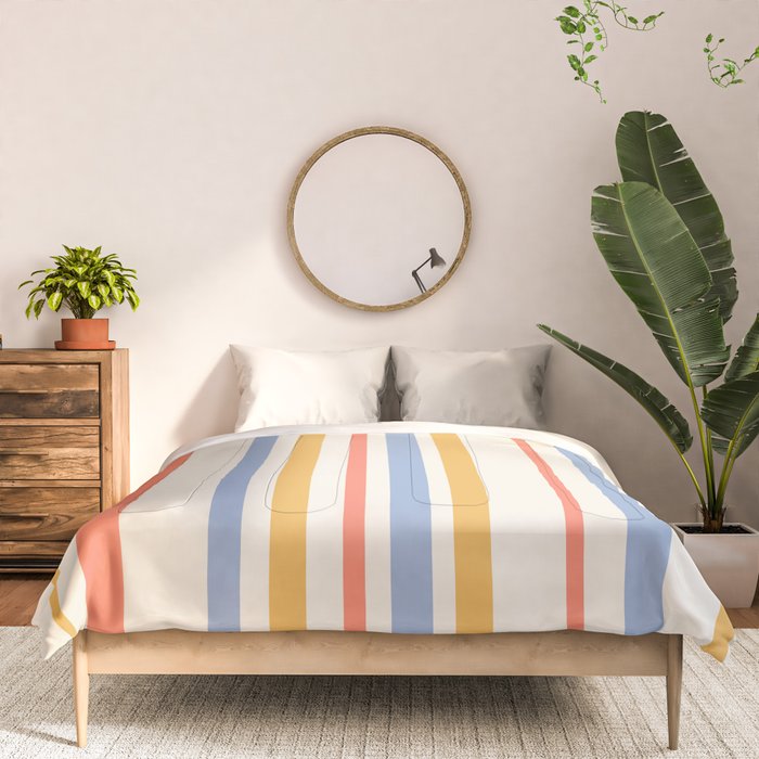 Classic Stripes XXIII - Retro Summer Comforter Gallery Image 3