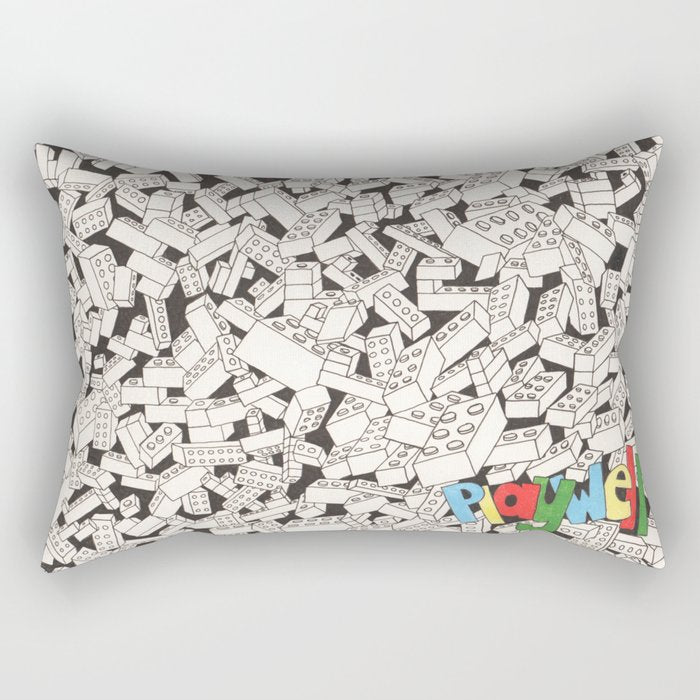 LEGO: Playwell.  Rectangular Pillow Gallery Image 1