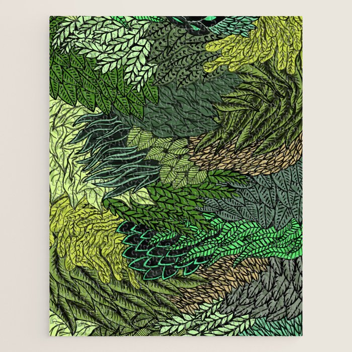 Leaf Cluster Jigsaw Puzzle Gallery Image 1
