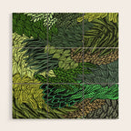 Leaf Cluster Wood Wall Art Gallery Image 1