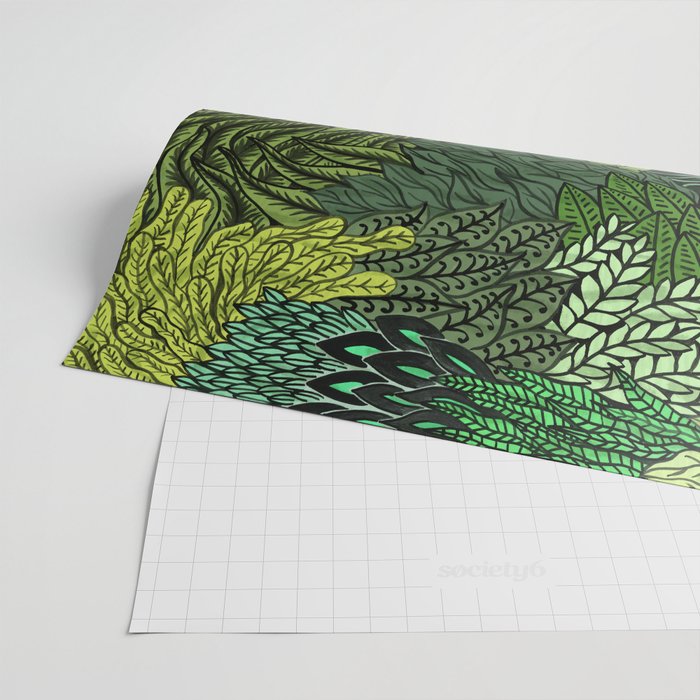 Leaf Cluster Wrapping Paper Gallery Image 2