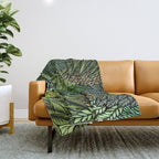 Leaf Cluster Throw Blanket Gallery Image 1