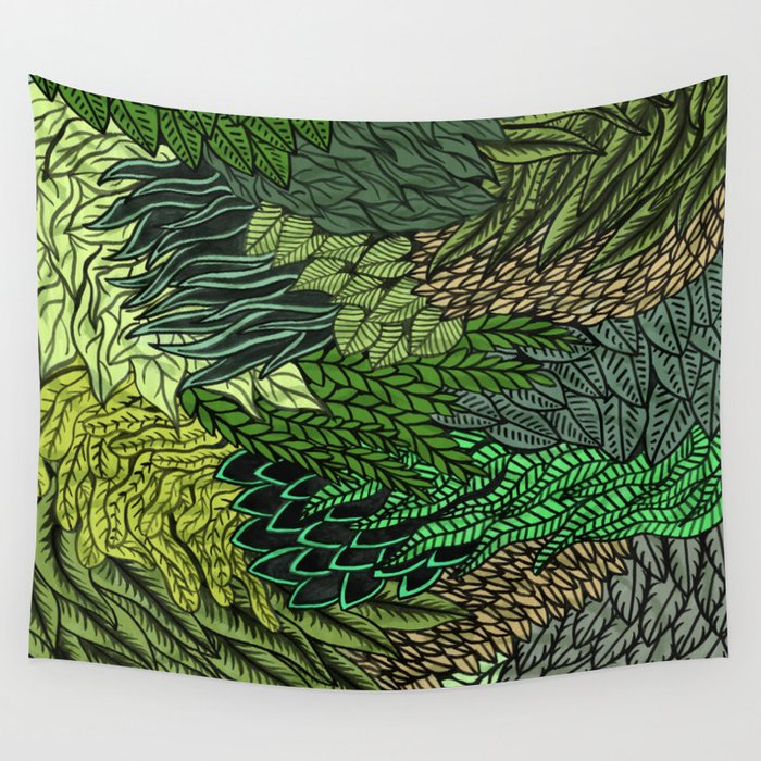 Leaf Cluster Wall Tapestry Gallery Image 1