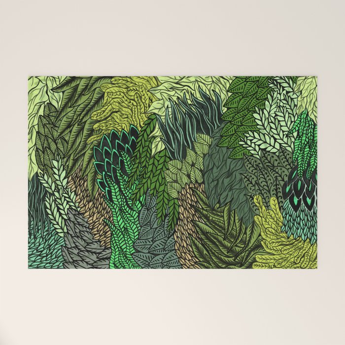 Leaf Cluster Welcome Mat Gallery Image 1