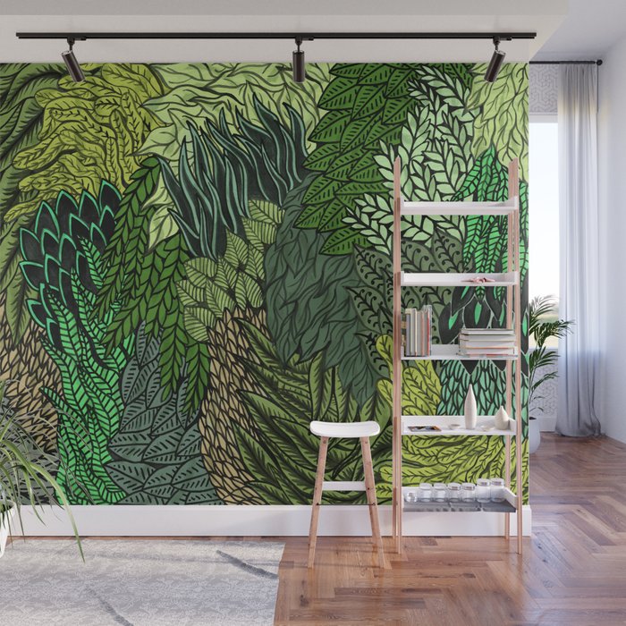 Leaf Cluster Wall Mural