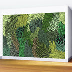 Leaf Cluster Wall Mural Gallery Image 2