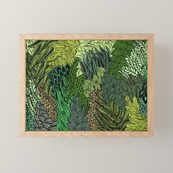 Leaf Cluster Mini Art Print Gallery Image 1