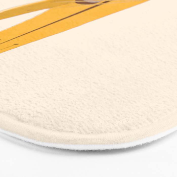 Little Yellow Plane Bath Mat Gallery Image 3