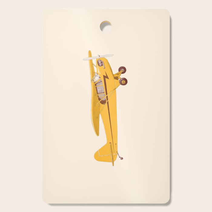 Little Yellow Plane Cutting Board Gallery Image 1
