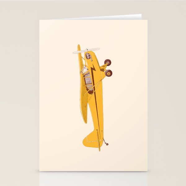 Little Yellow Plane Stationery Card Gallery Image 2