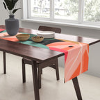 Back To the Tropical Island, Dark Botanical Nature Monstera, Plants Forest Leaves Banana Leaves, Bird of Paradise Illustration Table Runner Gallery Image 2
