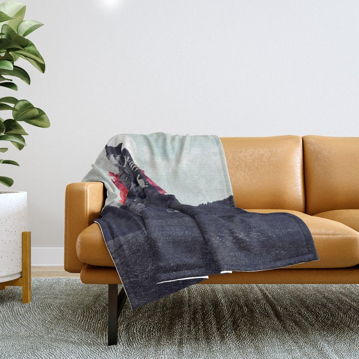 Hold My Breath Throw Blanket Gallery Image 1