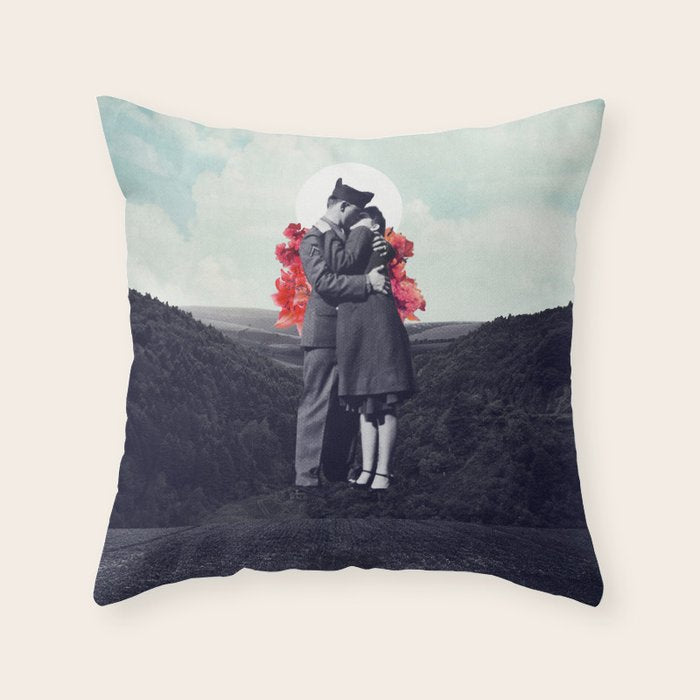 Hold My Breath Throw Pillow Gallery Image 1