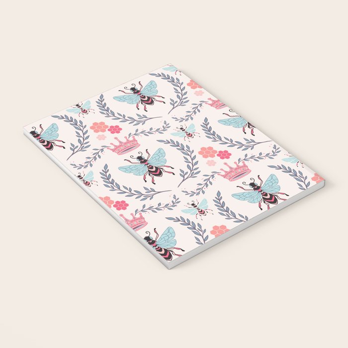 Queen Bee - Coral Pink Notebook Gallery Image 3