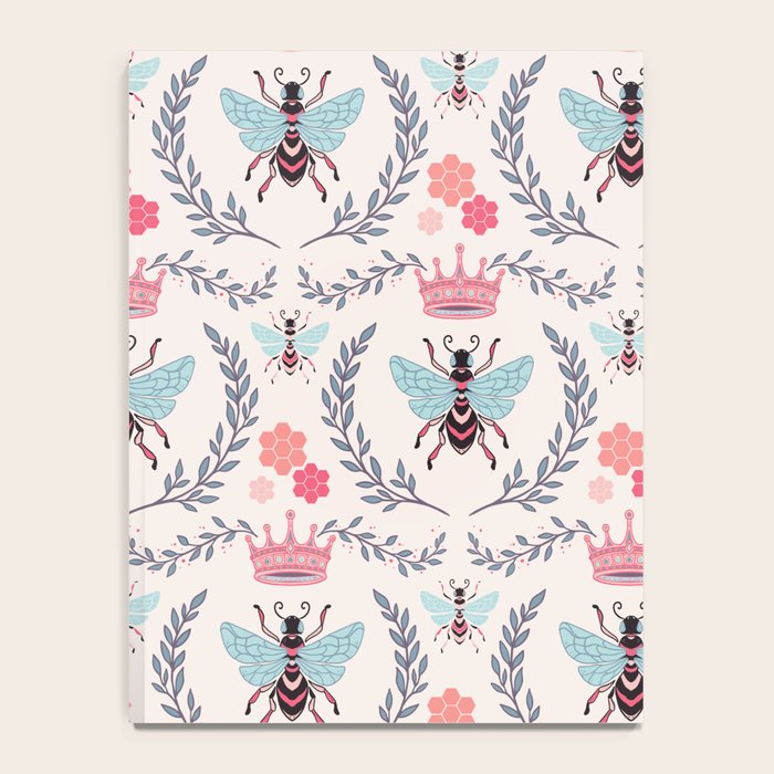Queen Bee - Coral Pink Notebook Gallery Image 4