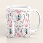 Queen Bee - Coral Pink Coffee Mug Gallery Image 1