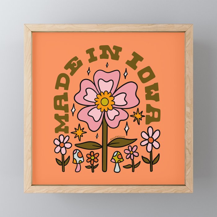 Made In Iowa Mini Art Print Gallery Image 1