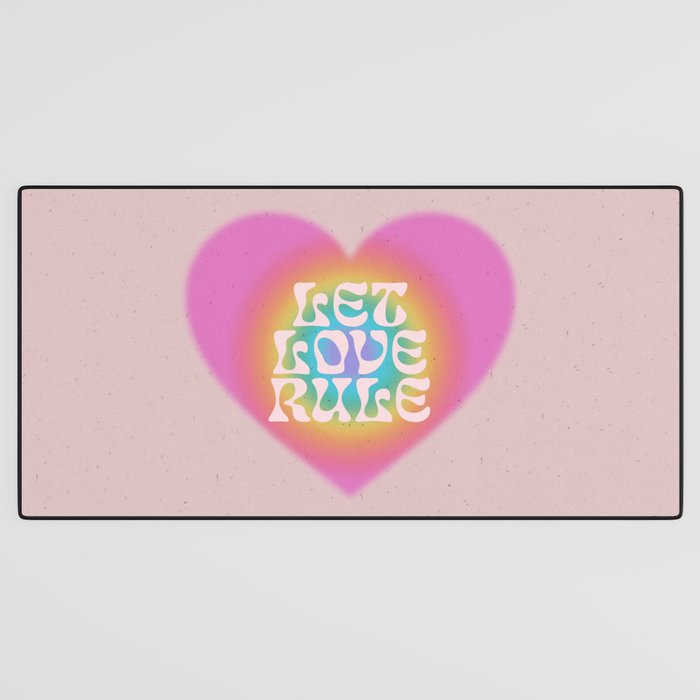 Let Love Rule Desk Mat Gallery Image 3