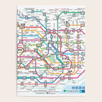 Tokyo Subway Map Poster Gallery Image 4