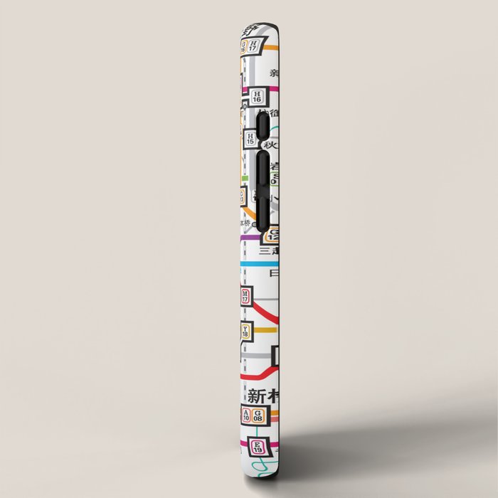 Tokyo Subway Map iPhone Case Gallery Image 2