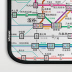 Tokyo Subway Map Laptop Sleeve Gallery Image 3