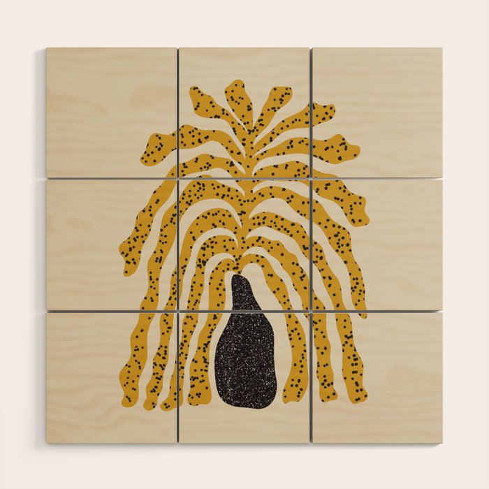 Modern Vase #3 Wood Wall Art Gallery Image 1