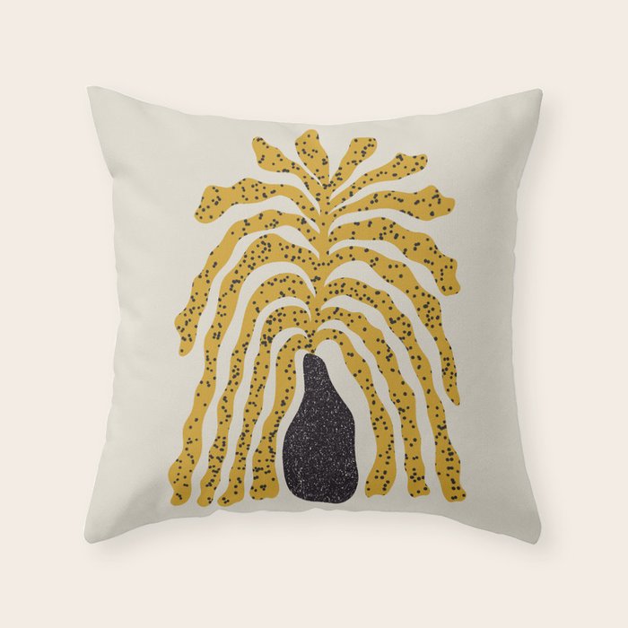 Modern Vase #3 Throw Pillow Gallery Image 1
