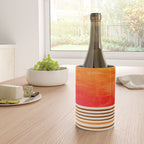 Minimalist Sunset 2 in Orange and Blue Wine Chiller Gallery Image 4