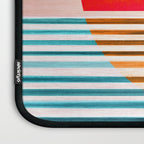 Minimalist Sunset 2 in Orange and Blue Laptop Sleeve Gallery Image 3