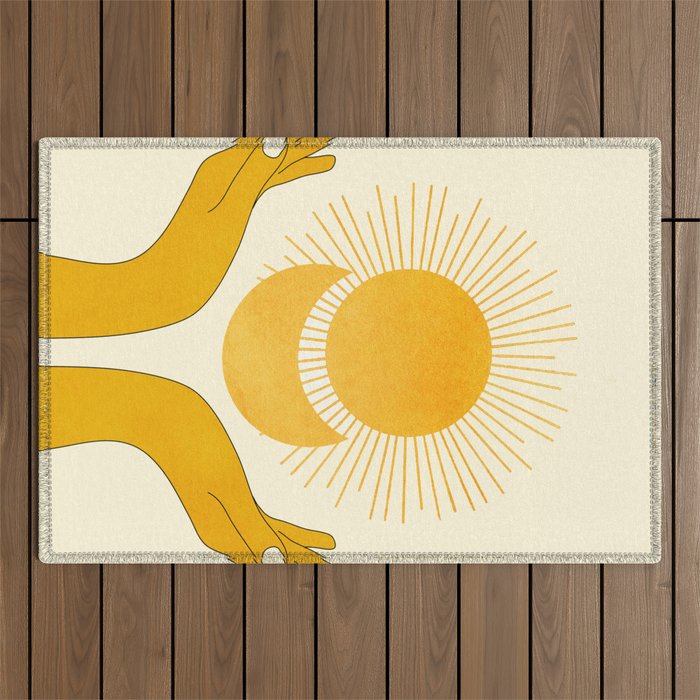 Holding the Light Outdoor Rug Gallery Image 1