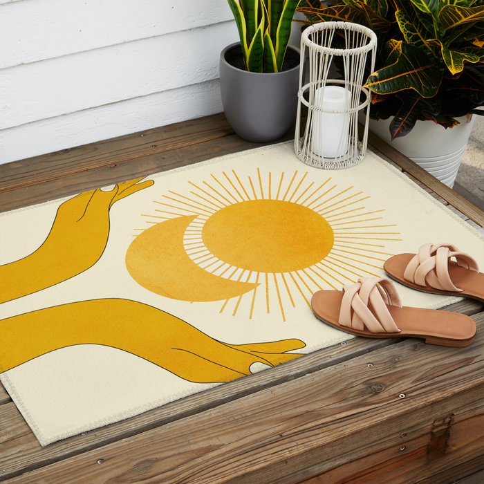 Holding the Light Outdoor Rug Gallery Image 2