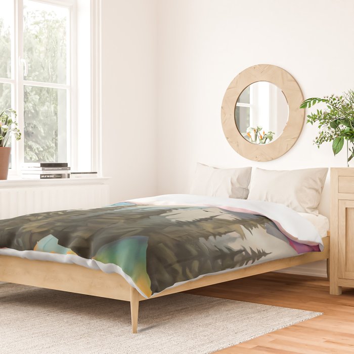 Dawn Over the Ridge  Duvet Cover Gallery Image 2