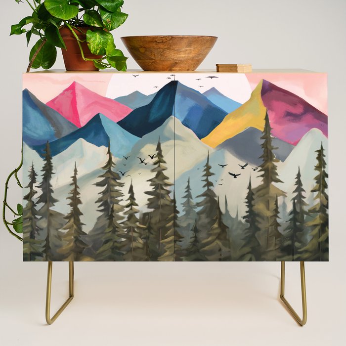 Dawn Over the Ridge  Credenza Gallery Image 1