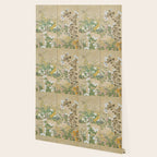 Japanese Edo Period Flowering Plants in Autumn - Ogata Korin Wallpaper Gallery Image 2