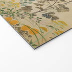 Japanese Edo Period Flowering Plants in Autumn - Ogata Korin Welcome Mat Gallery Image 2